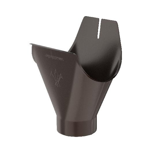 Водосток Aquasistem, система 150/100 - Воронка желоба RR 32 Тёмно Коричневый купить в Кировске