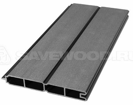 Заборный профиль из ДПК Savewood SW Agger матовый чёрный купить в Кировске