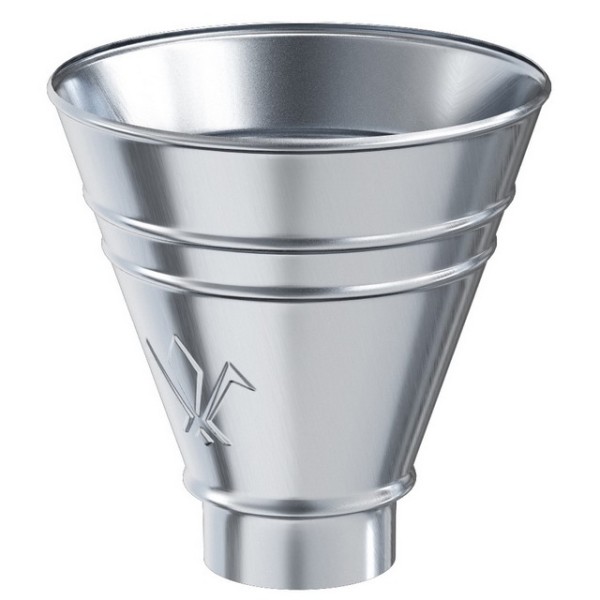 Водосток Aquasistem, Система 125x90 - Воронка водосборная круглая оцинковка купить в Кировске