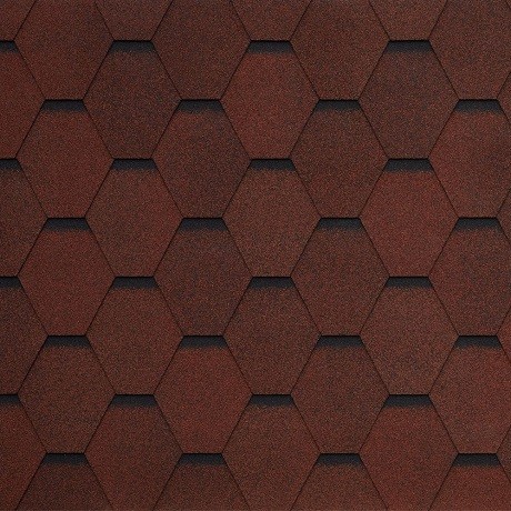 Гибкая черепица Tegola GARDA rosso 409 купить в Кировске