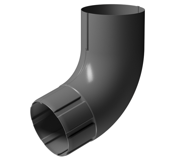 Колено 72° D90 Döcke STAL PREMIUM Графит, (RAL 7024) купить в Кировске