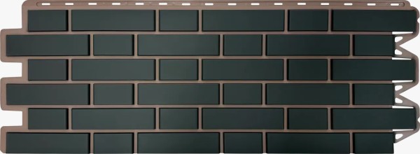 Фасадная панель Альта-Профиль, Кирпич Клинкерный, Графит купить в Кировске