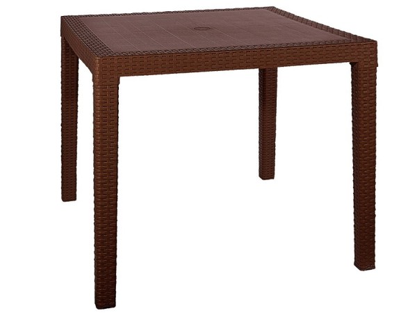 Стол квадратный FIJI Quatro Table Коричневый купить в Кировске