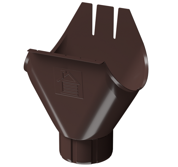 Воронка желоба D125 Döcke STAL PREMIUM Шоколад, (RAL 8019) купить в Кировске