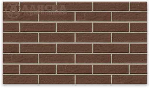 Фасадные Термопанели Аляска Braun Rustic купить в Кировске