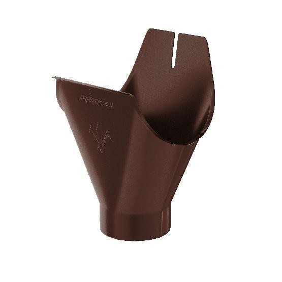 Водосток Aquasistem, система 125x90 - Воронка желоба RAL 8017 Коричневый купить в Кировске