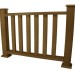 Ограждения из ДПК WOODVEX Кофе купить в Кировске