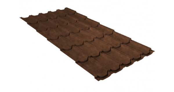 Металлочерепица квинта плюс 0,45 Safari Twincolor Brown купить в Кировске