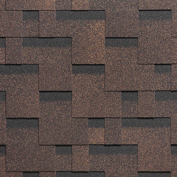 Гибкая черепица Docke, коллекция Тетрис – Коричневый купить в Кировске