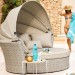 Диван-Трансформер AFINA плетеный из иск. ротанга AFM-325 Beige купить в Кировске