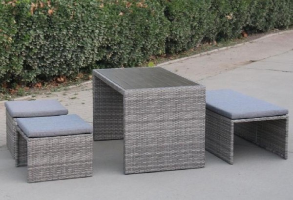 Диван-Трансформер AFINA плетеный из иск. ротанга S330G-W78 Grey купить в Кировске