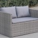 Диван-Трансформер AFINA плетеный из иск. ротанга S330G-W78 Grey купить в Кировске