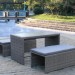 Диван-Трансформер AFINA плетеный из иск. ротанга S330G-W78 Grey купить в Кировске