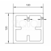 Столб SEQUOIA Evolution 3D WOOD BLACK купить в Кировске
