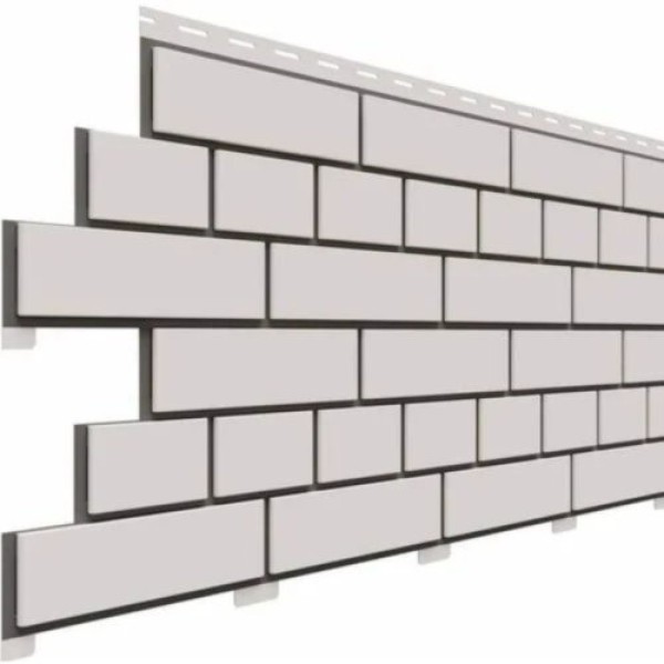 Фасадная панель Доломит Кирпич, Белый купить в Кировске