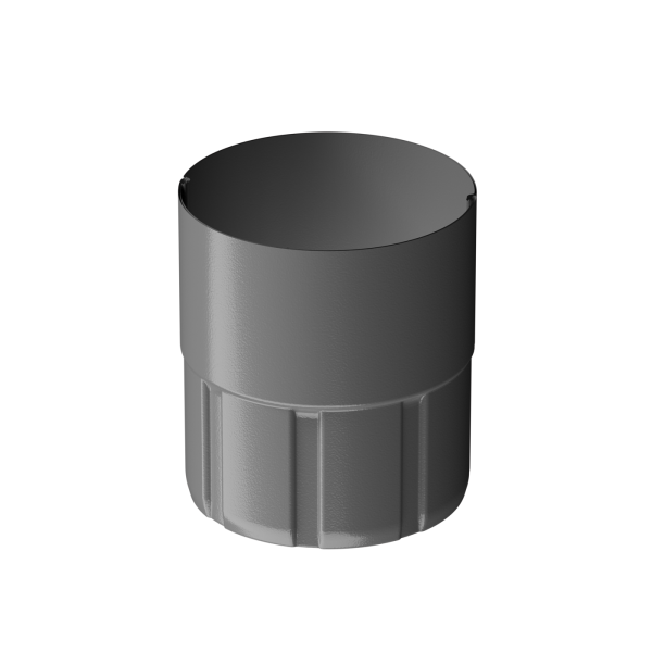 Муфта соединительная для водостока Döcke STAL PREMIUM, Графит купить в Кировске