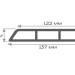 Доска Ромбус 3D ДПК Outdoor STORM GREY серая микс купить в Кировске