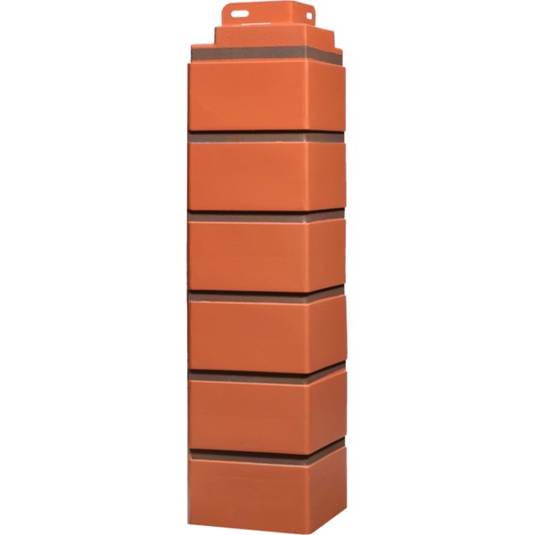 Угол Фасайдинг Серия  «Кирпич клинкерный» Керамический купить в Кировске