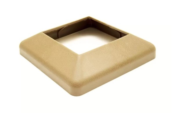 Крышка нижняя ПВХ для столба Deckart 100х100 Орех купить в Кировске