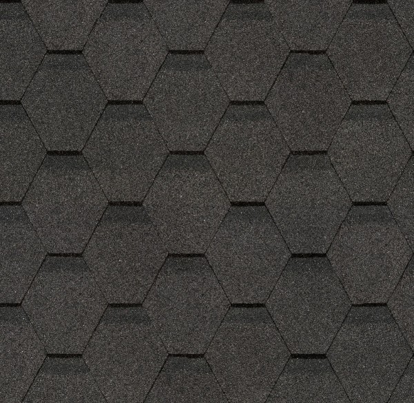 Гибкая черепица Docke, коллекция Шестигранник Серый купить в Кировске