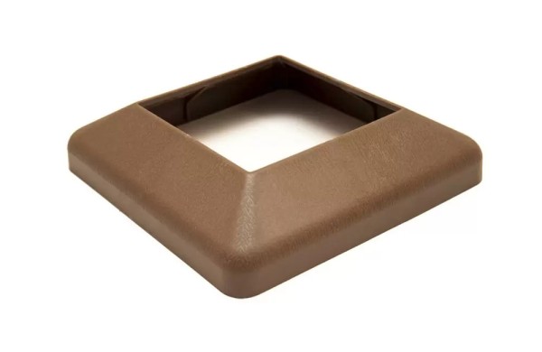 Крышка нижняя ПВХ для столба Deckart 100х100 Шоколад купить в Кировске