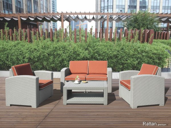 Уличные диваны и кресла коллекции Rattan Premium 4 купить в Кировске