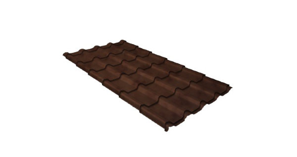 Металлочерепица камея 0,45 Safari Twincolor Brown купить в Кировске