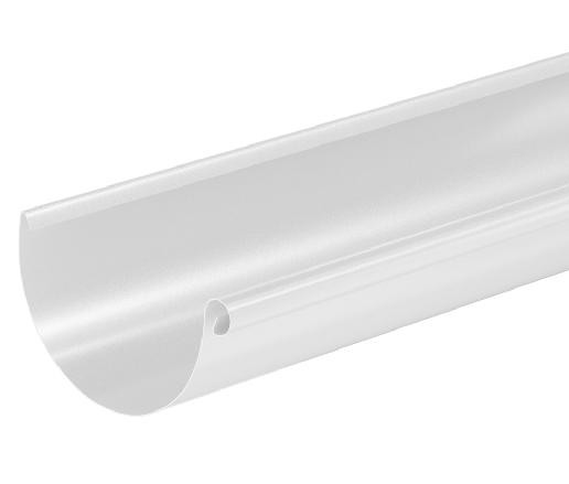 Водосток Aquasistem, система 125x90 - Водосточный желоб 3.00м RAL 9003 Белый купить в Кировске