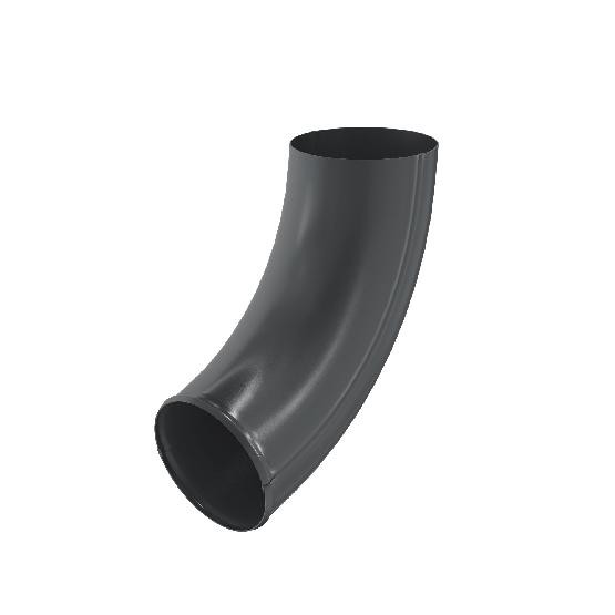 Водосток Aquasistem, система 150/100 - Отвод трубы RAL 7024 Тёмно-серый купить в Кировске