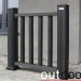 Ограждение из ДПК Outdoor Классик 3D STORM чёрный купить в Кировске