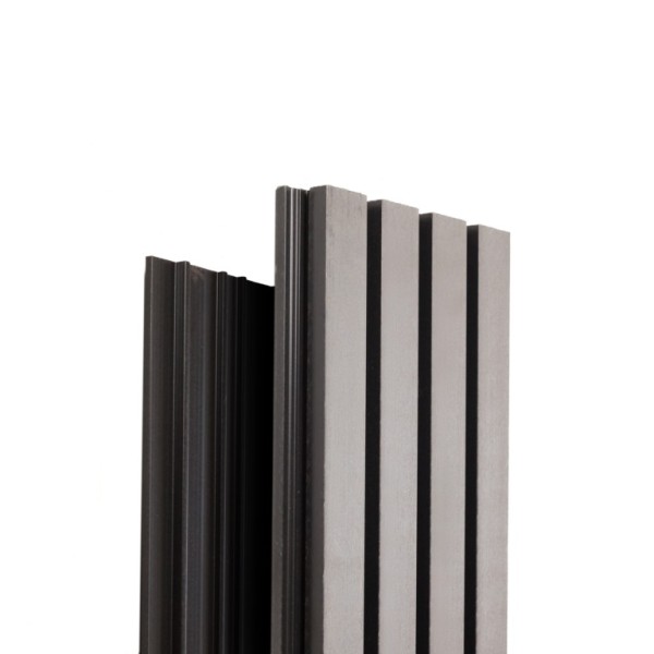 Фасадная доска Ecodecking Техно реечная 200х26х3000 Серый купить в Кировске