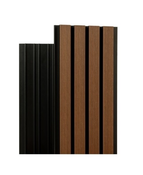 Фасадная реечная панель Ecodecking Скай коэкструзия 200х20х3000 Тик купить в Кировске