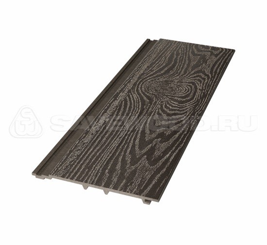 Сайдинг из дпк savewood sw-cedrus тангенциальный распил темно-коричневый купить в Кировске