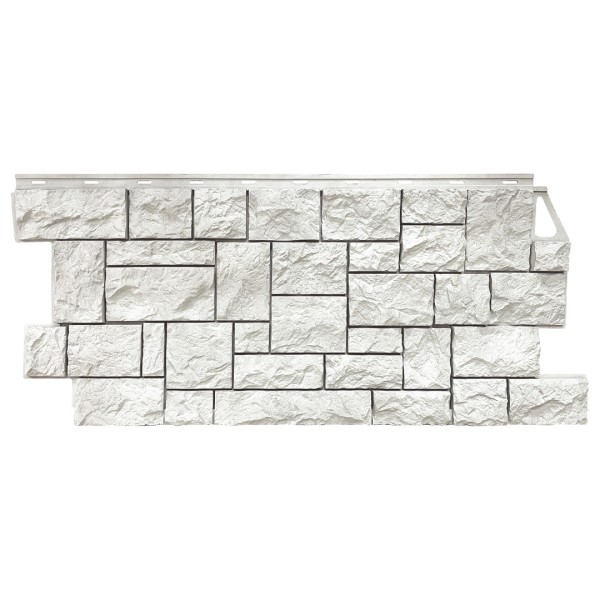 Фасадная панель FineBer, Камень Дикий, Жемчужный купить в Кировске