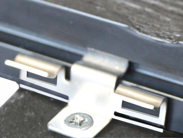 Кляймер промежуточный KRONEX № 7 для каркаса из металлопрофиля и лаги ДПК (упак100 шт) купить в Кировске