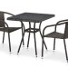 Комплект плетеной мебели AFINA из иск. ротанга T282BNT/Y137C-W53 Brown 2Pcs купить в Кировске