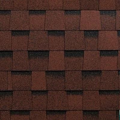 Двухслойная ламинированная черепица Shinglas, серия Фазенда – Красный купить в Кировске