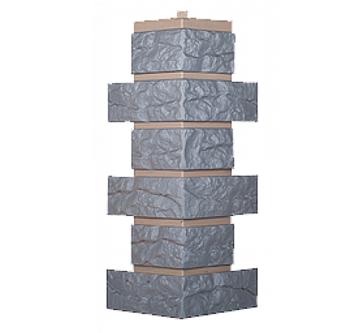 Угол T-Сайдинг-Кирпич Лондон Брик Серый купить в Кировске