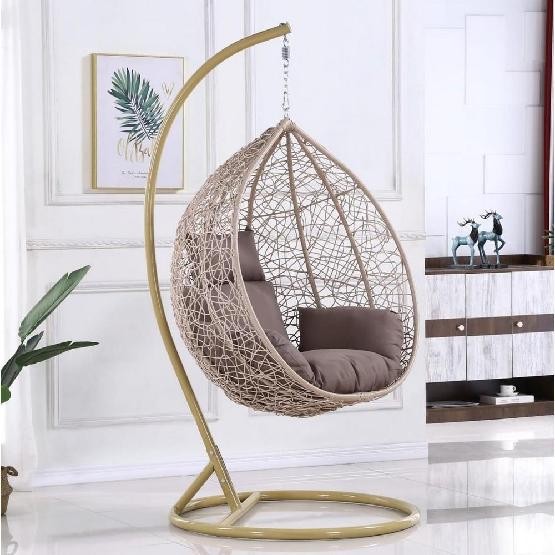 Кресло Подвесное из искусственного ротанга AFM-169A-LB Beige купить в Кировске