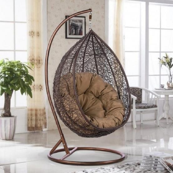 Кресло Подвесное из искусственного ротанга AFM-219A Brown купить в Кировске