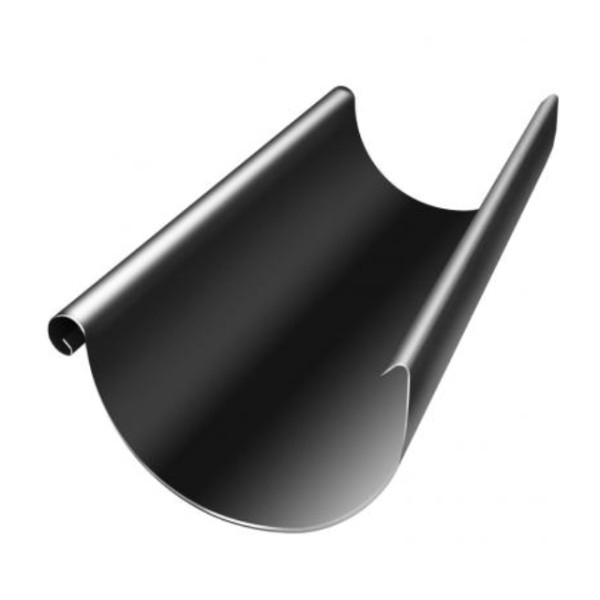 Водосток Grand Line 125x90 – Желоб 3м RAL 9005 купить в Кировске