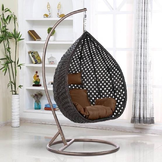 Кресло Подвесное из искусственного ротанга AFM-250B-L Brown купить в Кировске