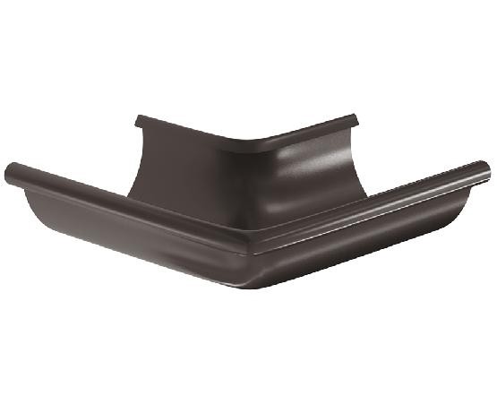 Водосток Aquasistem, система 150/100 -  Угол желоба, наружный 90° RR 32 Тёмно Коричневый купить в Кировске