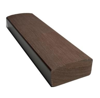 Лавочный брус Ecodecking Некст полнотелый брашированный 70х35 шоколад купить в Кировске