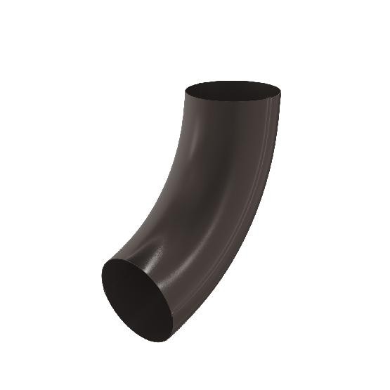 Водосток Aquasistem, система 125x90 -  Колено трубы RR 32 Тёмно Коричневый купить в Кировске