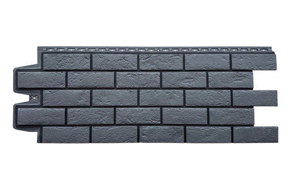 ФП Grand Line состаренный кирпич премиум Графит (шов RAL 9005) купить в Кировске