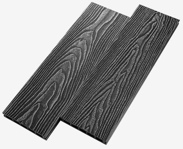 Террасная доска из ДПК RusDecking Unodeck Vintage - Графит купить в Кировске