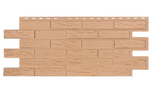 Фасадная панель T-Siding Кирпич Саман Эко Крем купить в Кировске